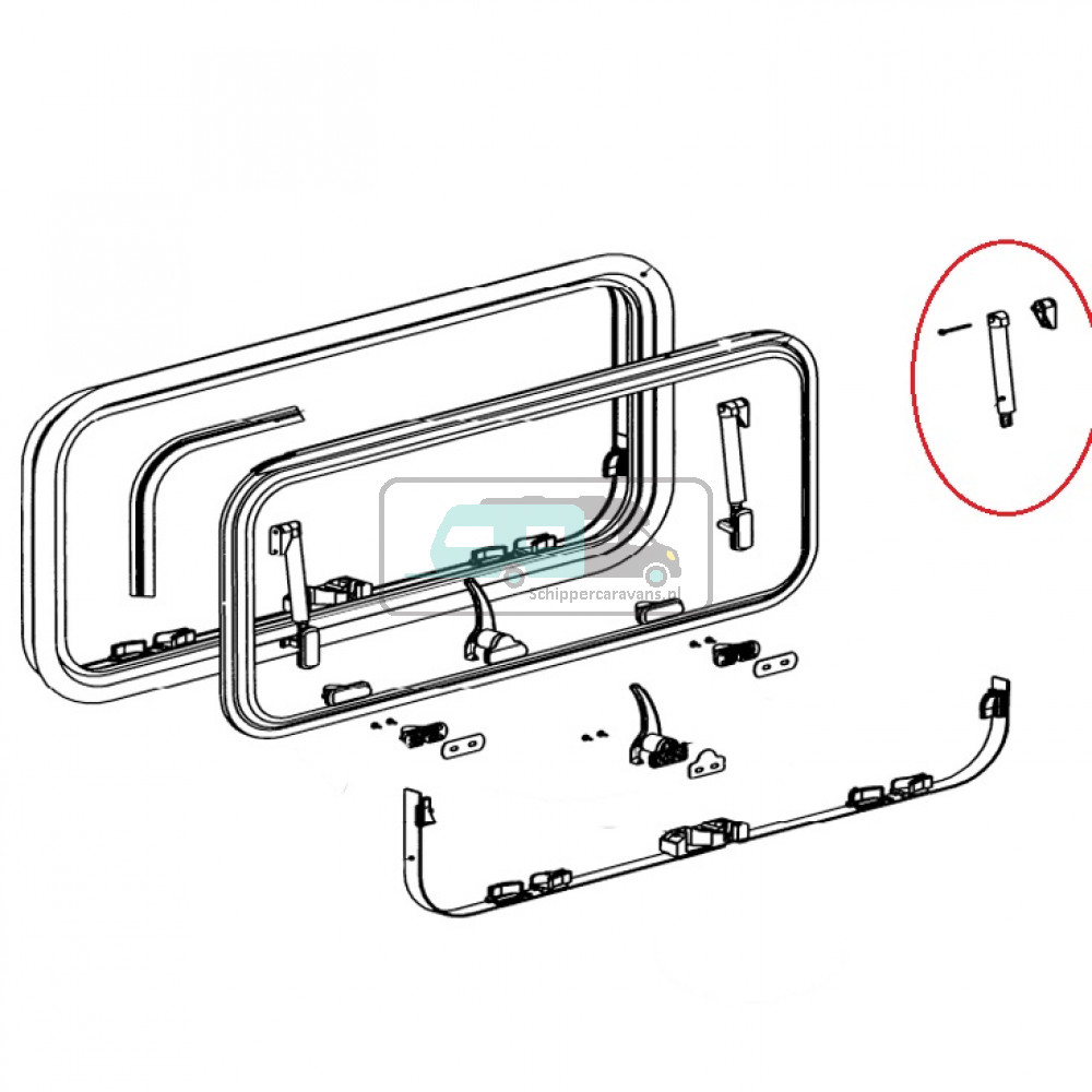 Dometic Raamuitzetter Klik Klak S7Z >2001