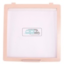 MPK Vliegenhor+Verduistering Beige 28x28cm