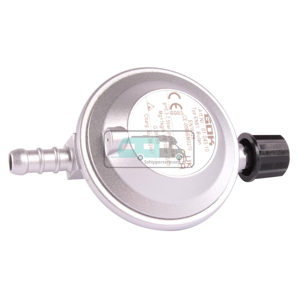 GOK Drukregelaar Campingaz 50mb Slangpilaar