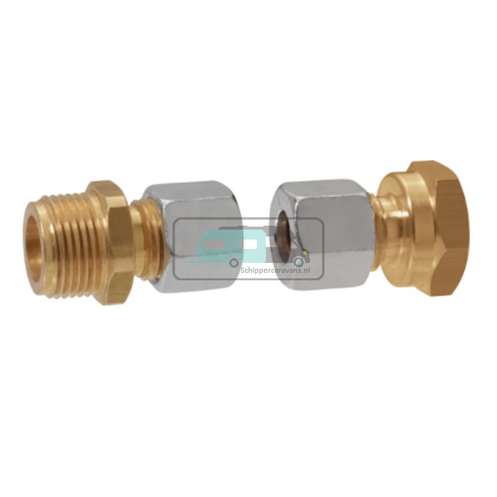 GOK Caramatic Aansluitset 2x M20x 1.5x2x RVS