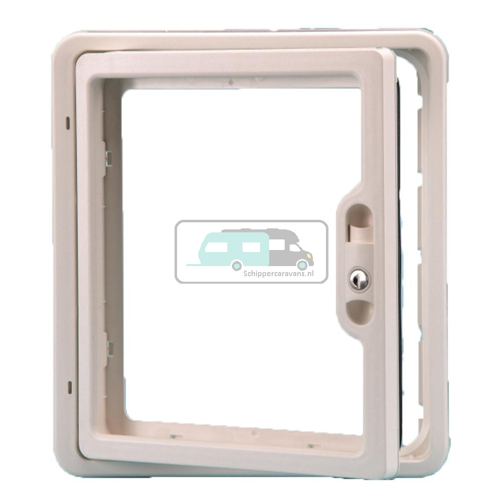 Thetford Flush Door 3 35x30cm Wit-80 zonder Slot/Cilinder