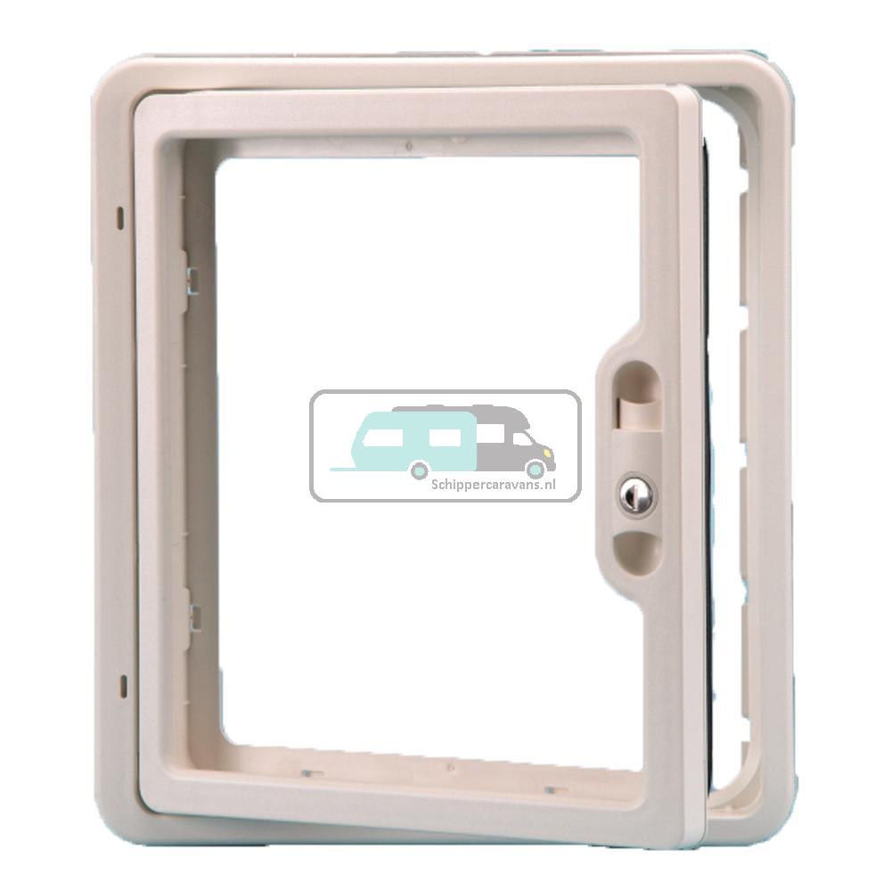 Thetford Flush Door 3 35x30cm Wit-80 zonder Slot/Cilinder