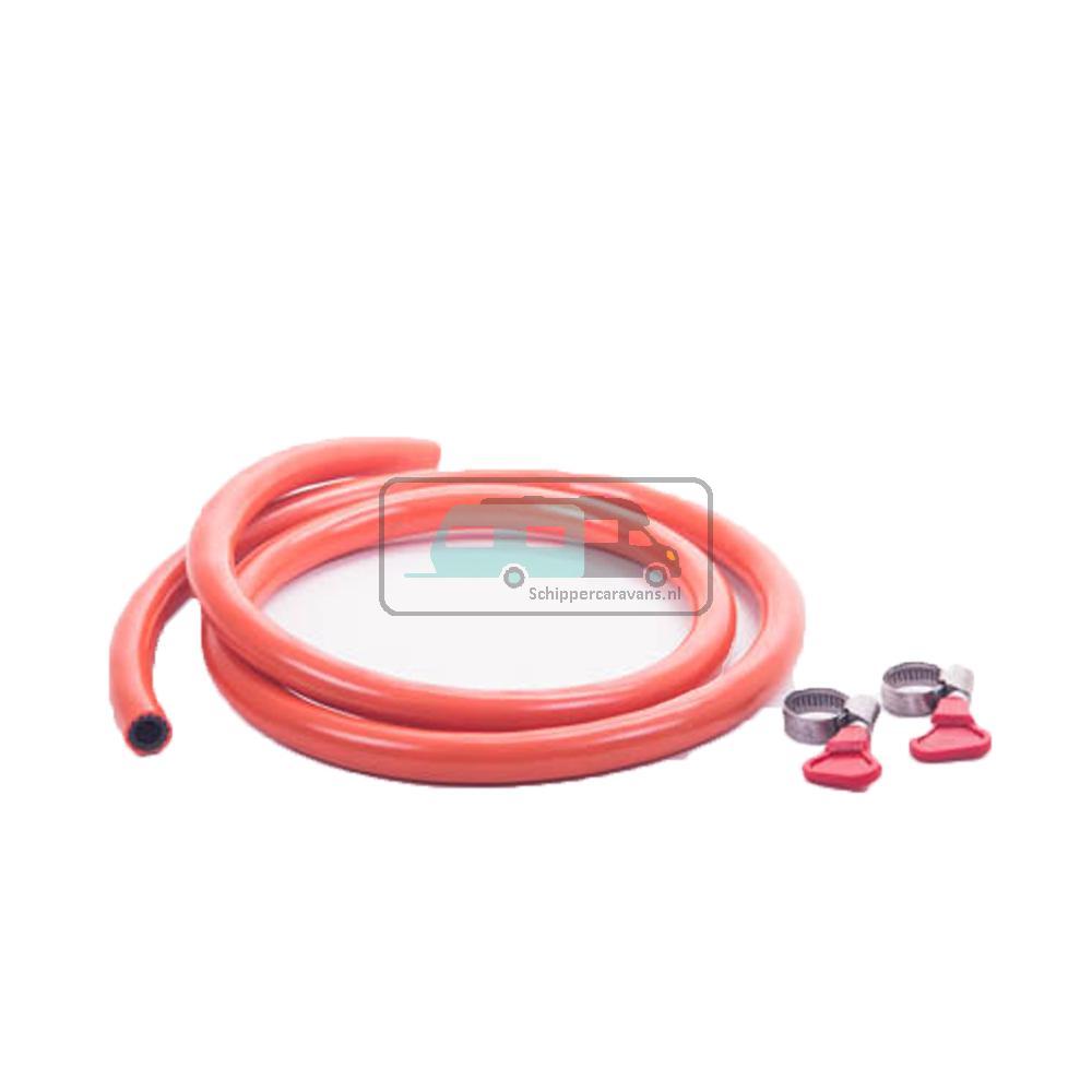 Gasslang 100cm + 2 Slangklemmen
