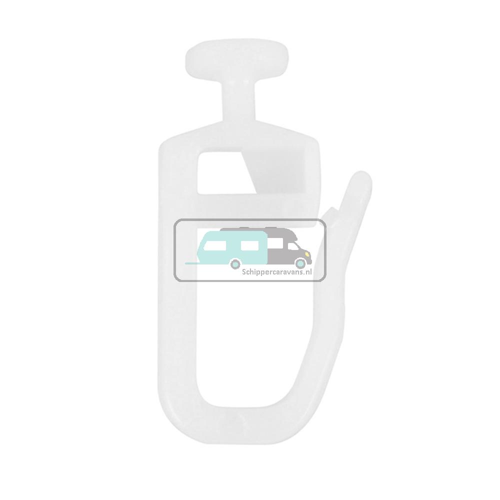 Gordijnrunner Nylon met Haak 20st.