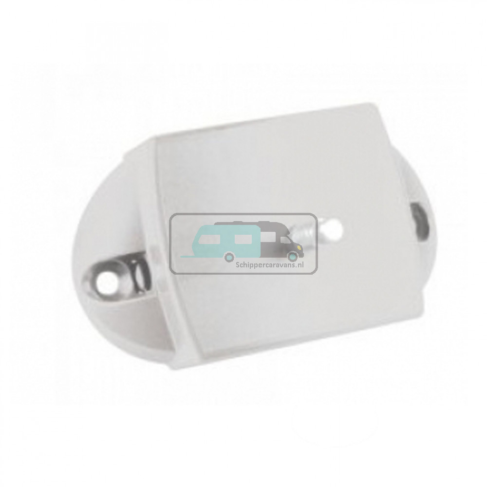 Drukknopslot Spanjolet Tweezijdig Bedienbaar Wit