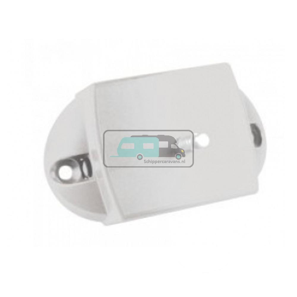 Drukknopslot Spanjolet Tweezijdig Bedienbaar Wit