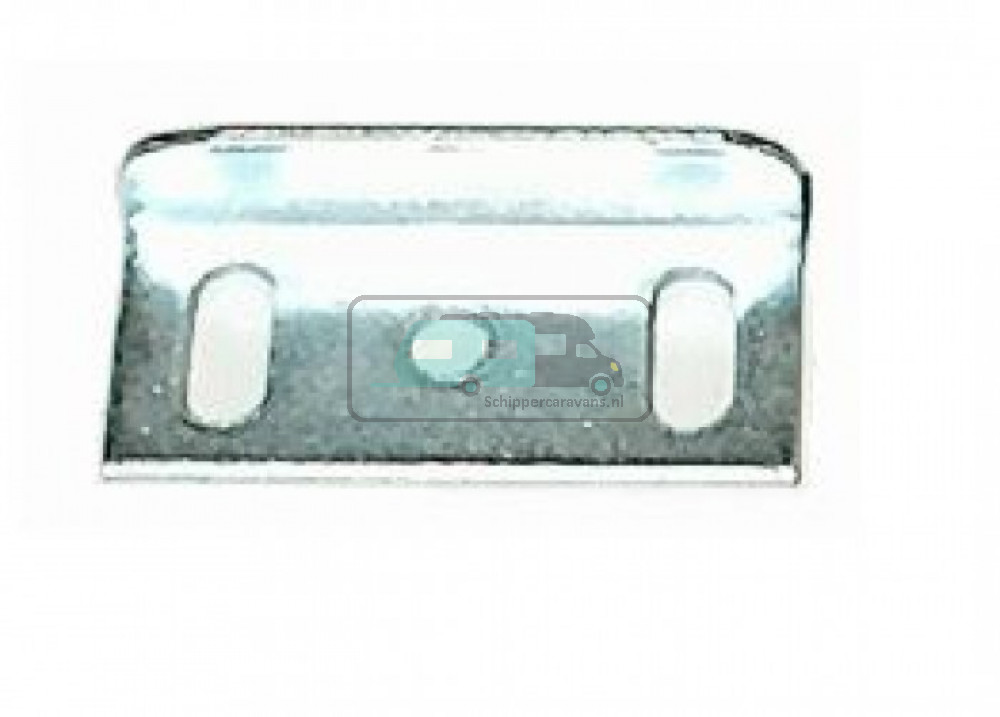 Metalen Schootplaat Geknikt 30x14x6mm