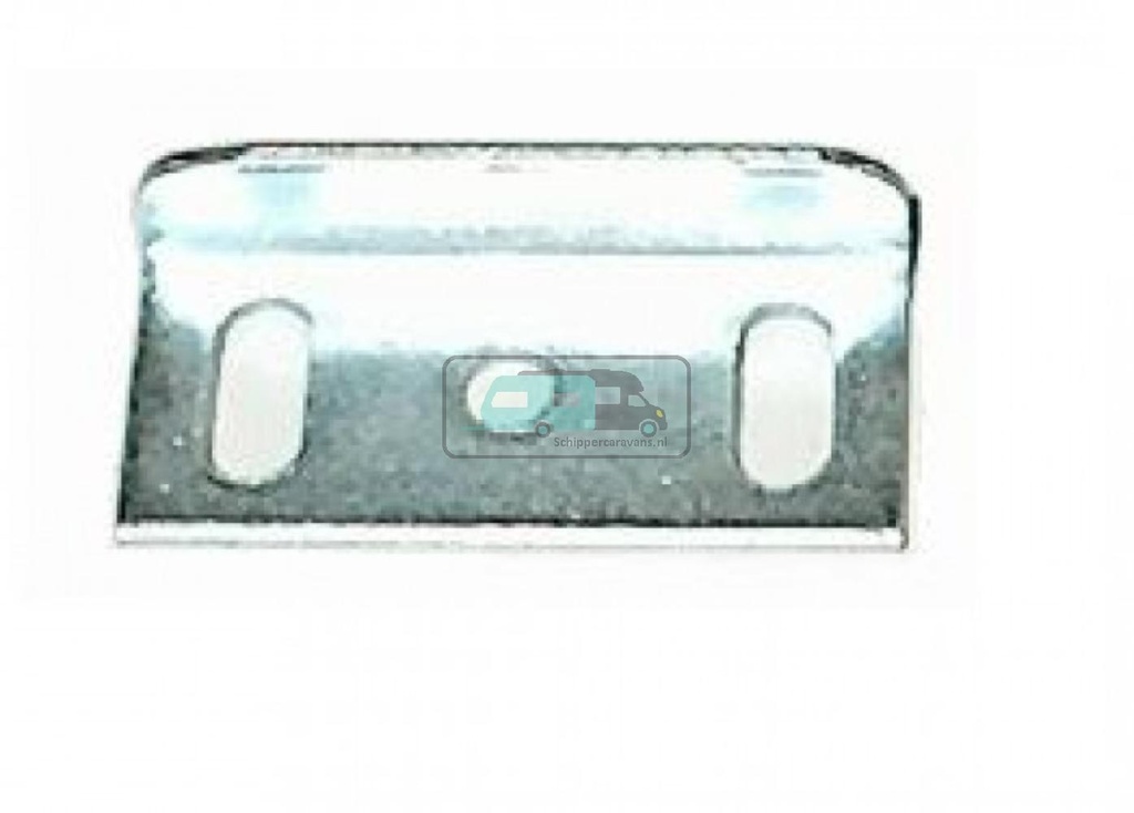 Metalen Schootplaat Geknikt 30x14x6mm