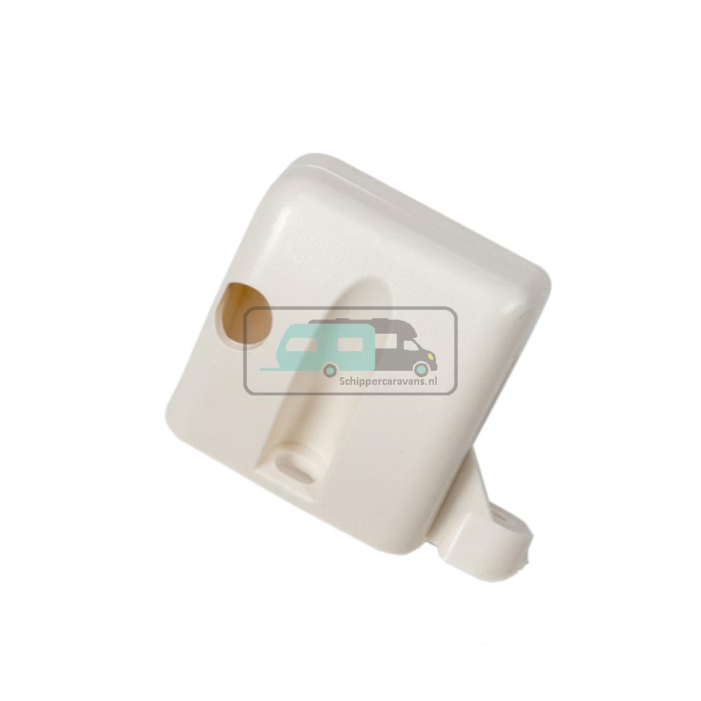 Remiflair 1 Eindkap met Bevestiging Links Crèmewit