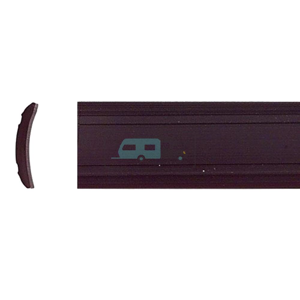 Inlegbies Donkergrijs 12mm 10m