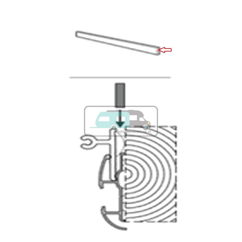 Thule Adapter voor Hobby 2015
