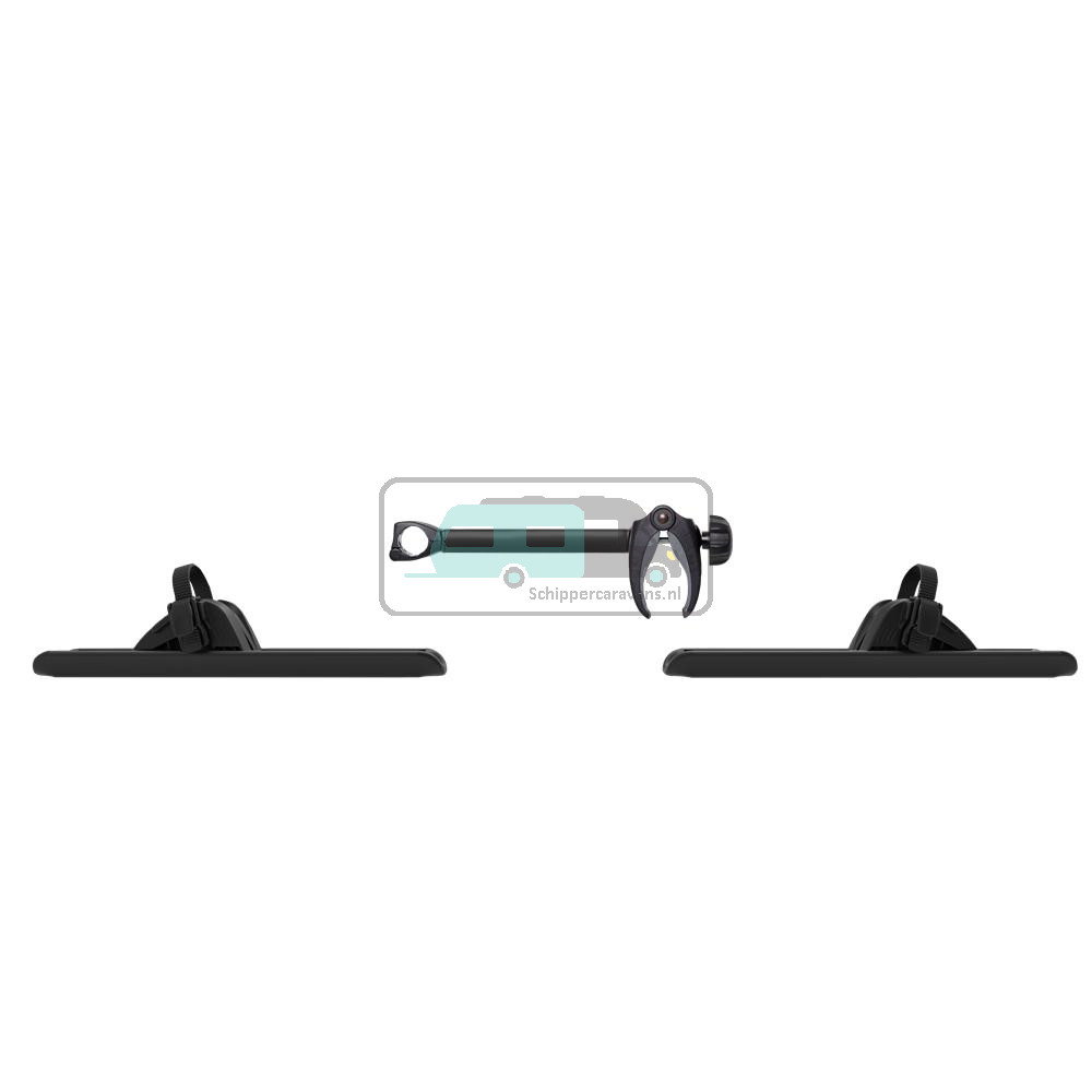 Thule Caravan SuperB 3d rail kit Black