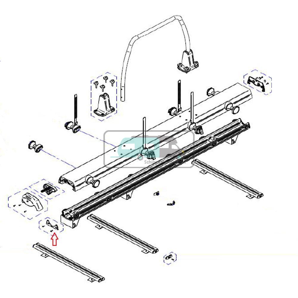 Thule VeloSlide Cap Track (1x)