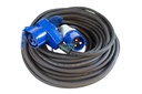 Vechline Verloopkabel 3x1.5mm² CEE-Winkelkoppeling 25m