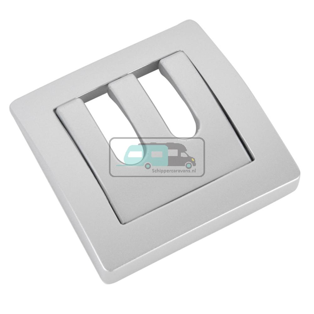 Kapstok 3-Haaks Inklapbaar Mat Chroom