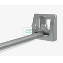 Garderobestang voor Kapstok 2-Haaks Inklapbaar