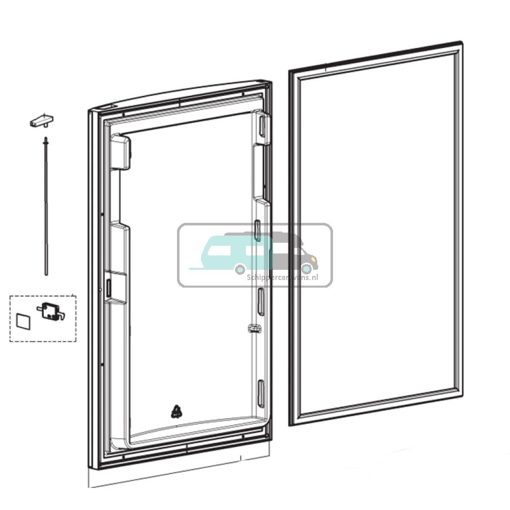 Dometic RMS8401 Deur Compleet 486x758