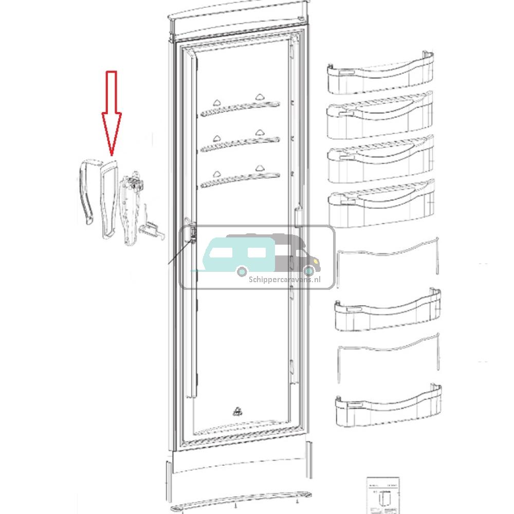 Dometic RML8330 Afdekking Handgreepinleg