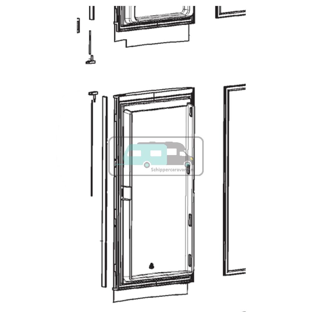 Dometic Deur Compleet RMD8500 Serie