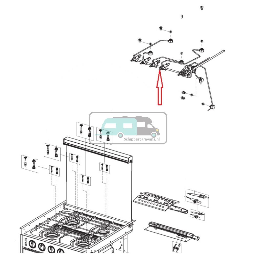 Dometic Gaskraan veiligheidsventiel Smev 1053105860