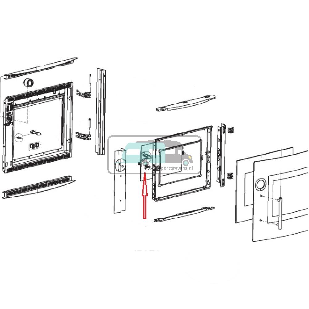 Dometic Veer Ovendeur FO 391