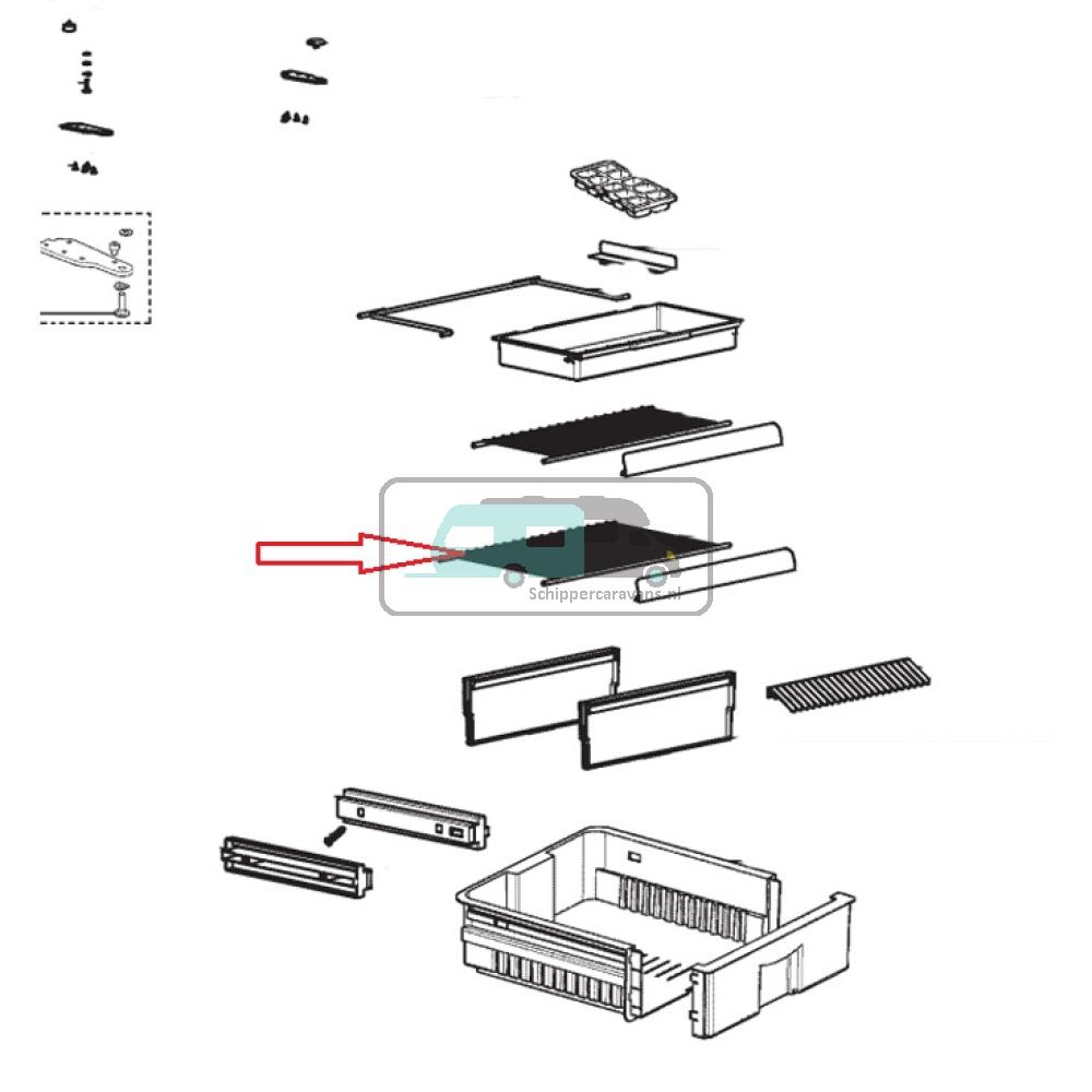Dometic RMLT9735 Rooster Bodem