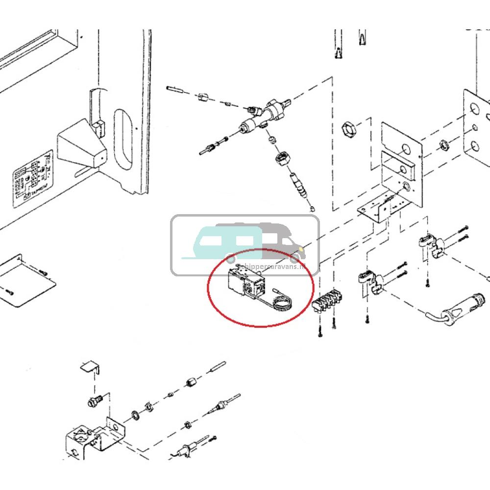 Dometic Thermostaat Electrisch RC1600
