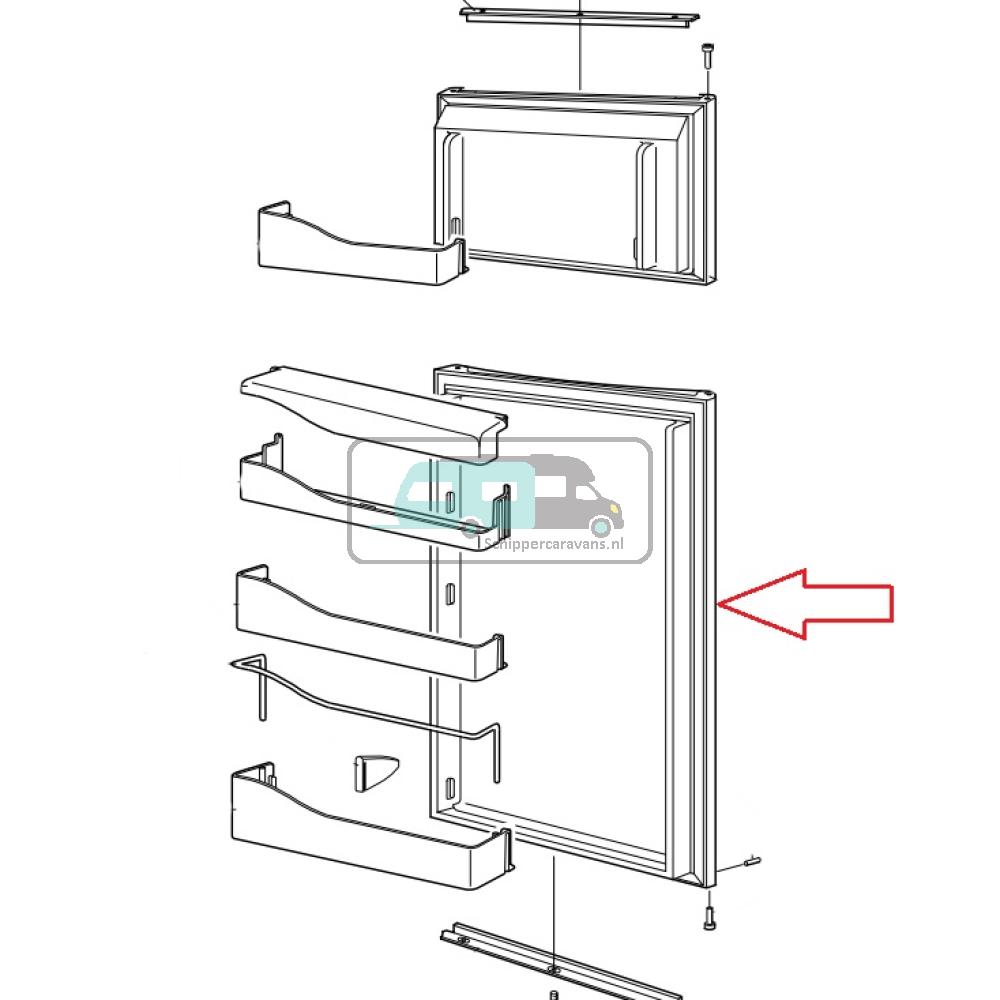 Dometic RM7501 Koelkastdeur