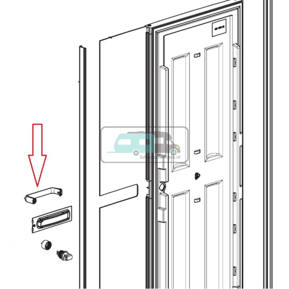 Dometic RML9435 Deurgreep Compleet