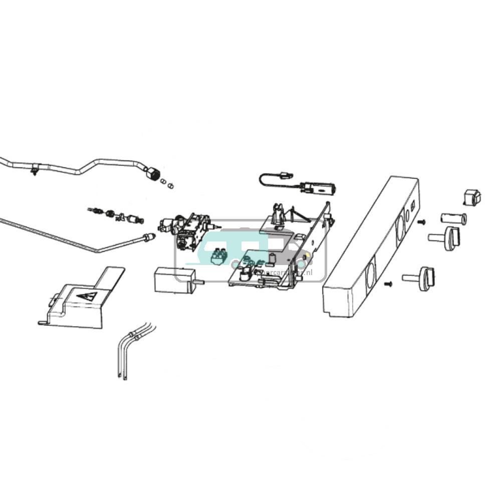 Dometic RML9430 Draaiknop Zwart / Grijs Set