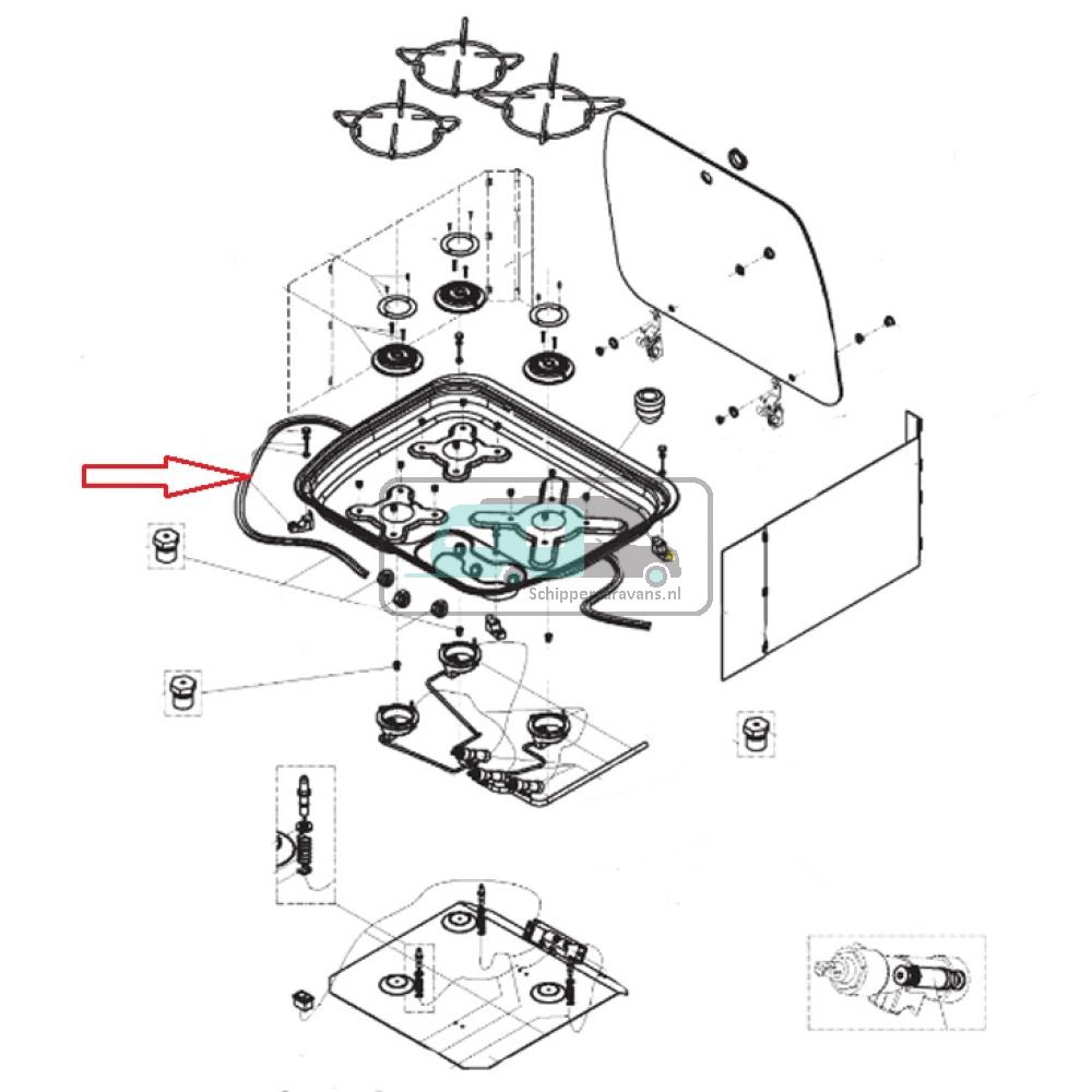 Dometic CE99 Afdichtingsprofiel Voor Comfoor