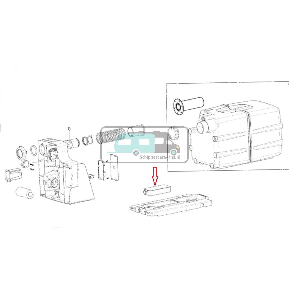 Dometic VT2500 Filter Voor Toilet
