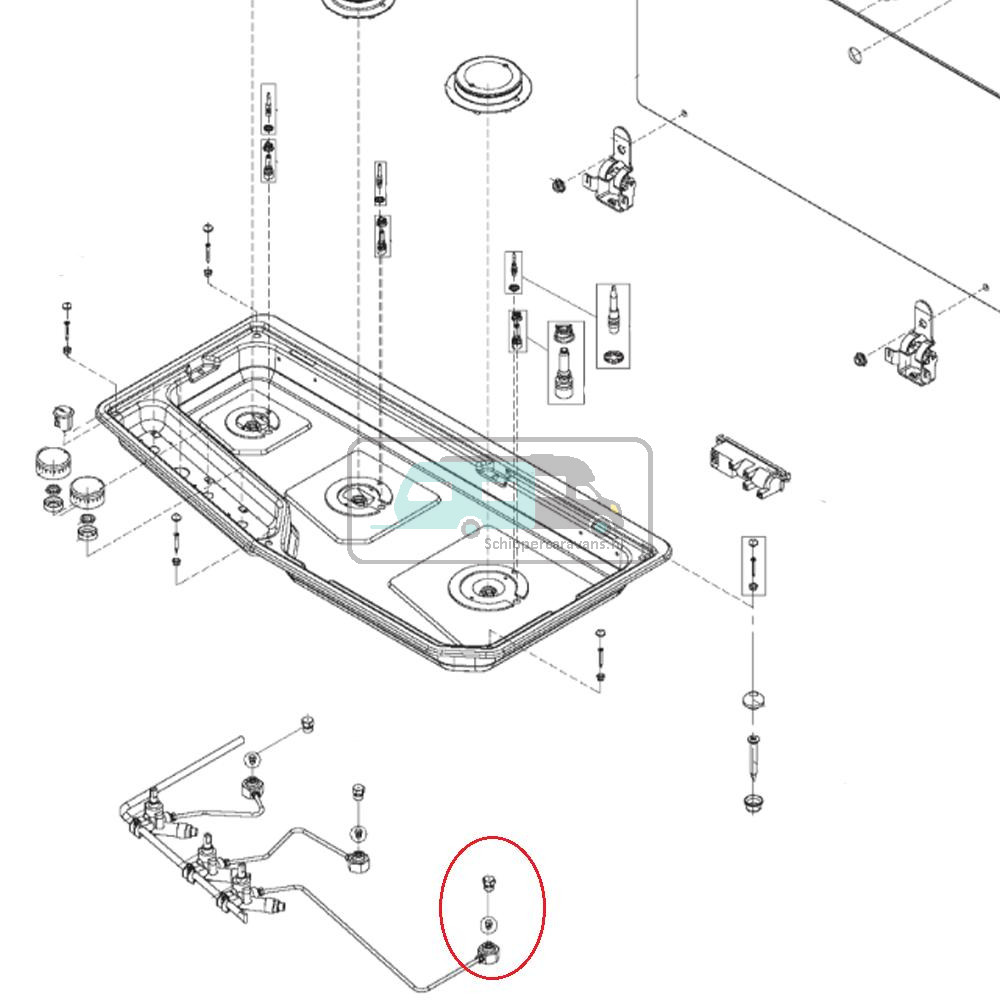 Dometic Komfoor Sproeier