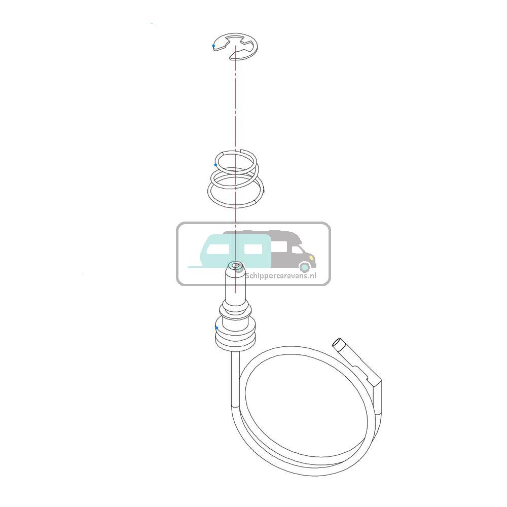 Dometic Thermokoppel voor Komfoort PI0909