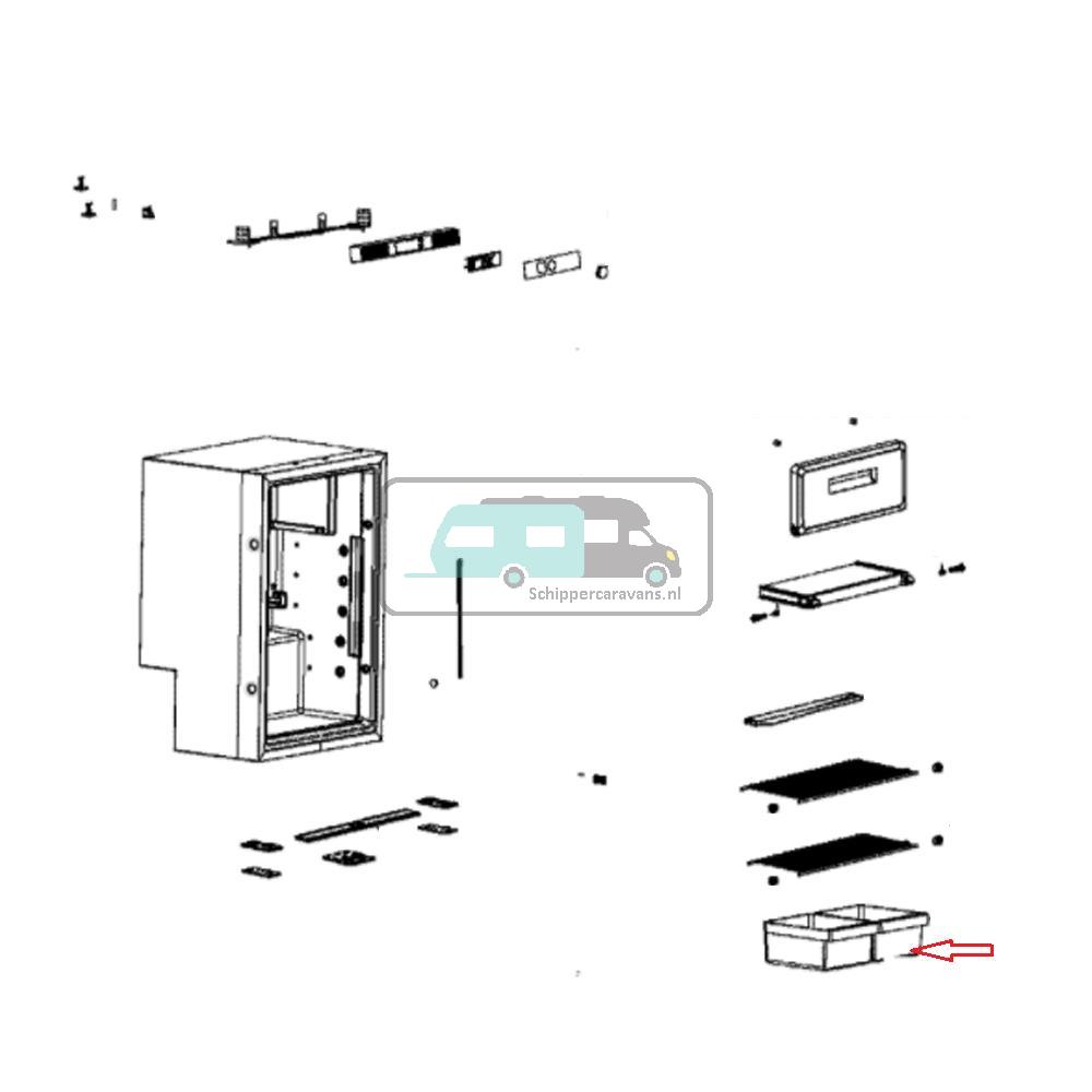Dometic RMS10.5 Groentebak