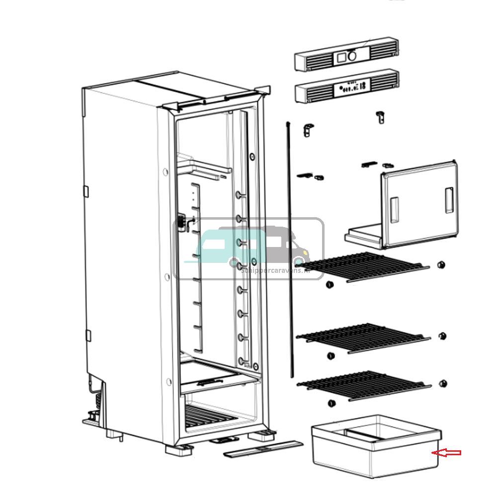 Dometic RML10.4s Groentebak
