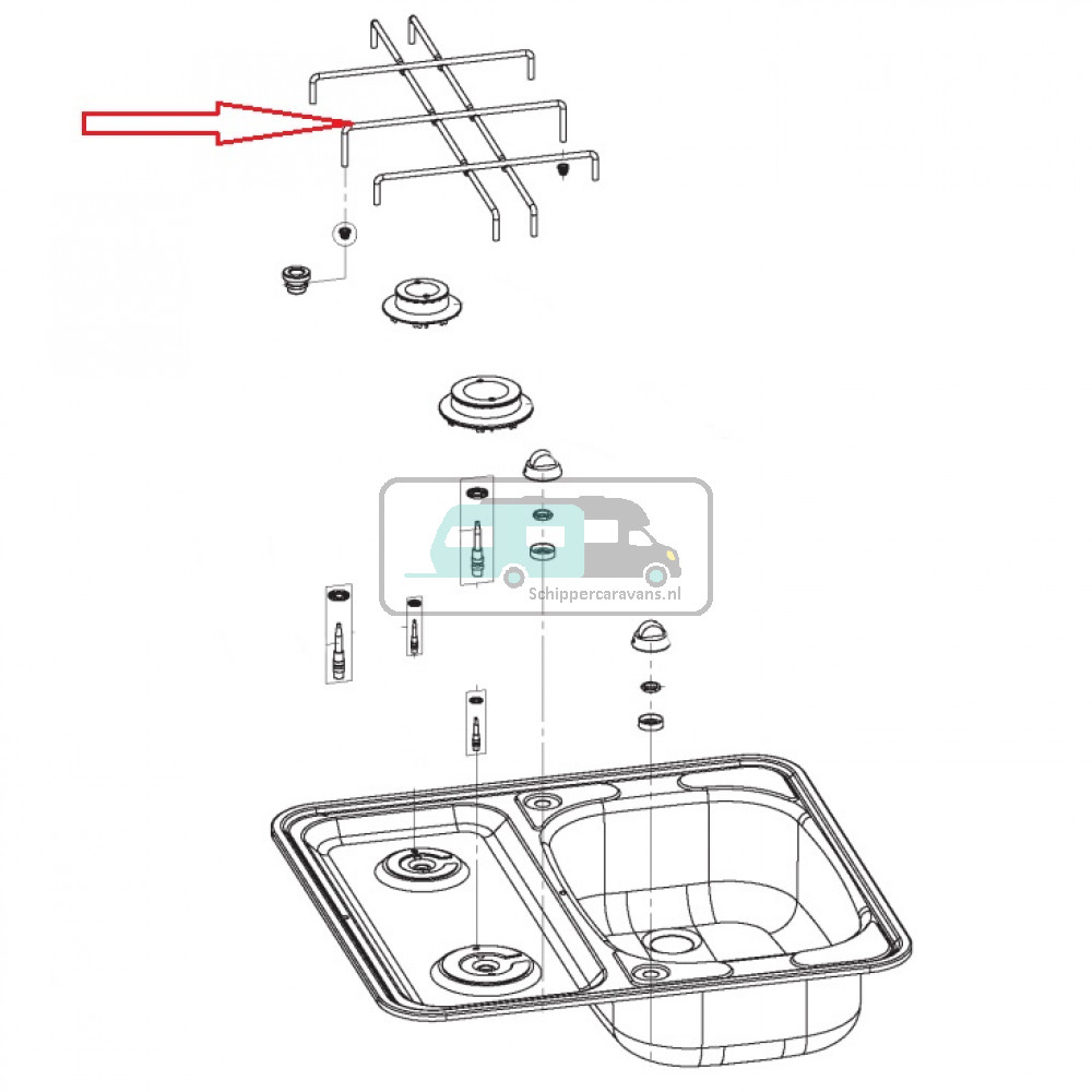 Dometic MO927 Pannenrek