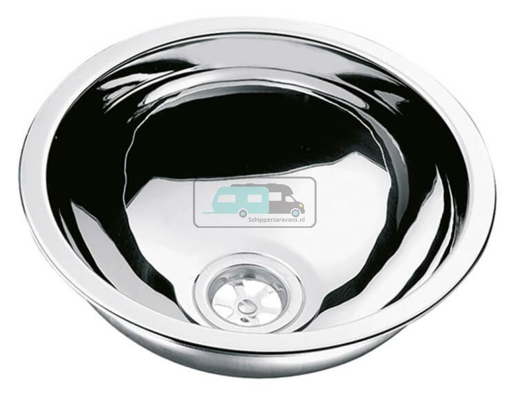 Navy Load Spoelbak Rond RVS Ø26–Ø29