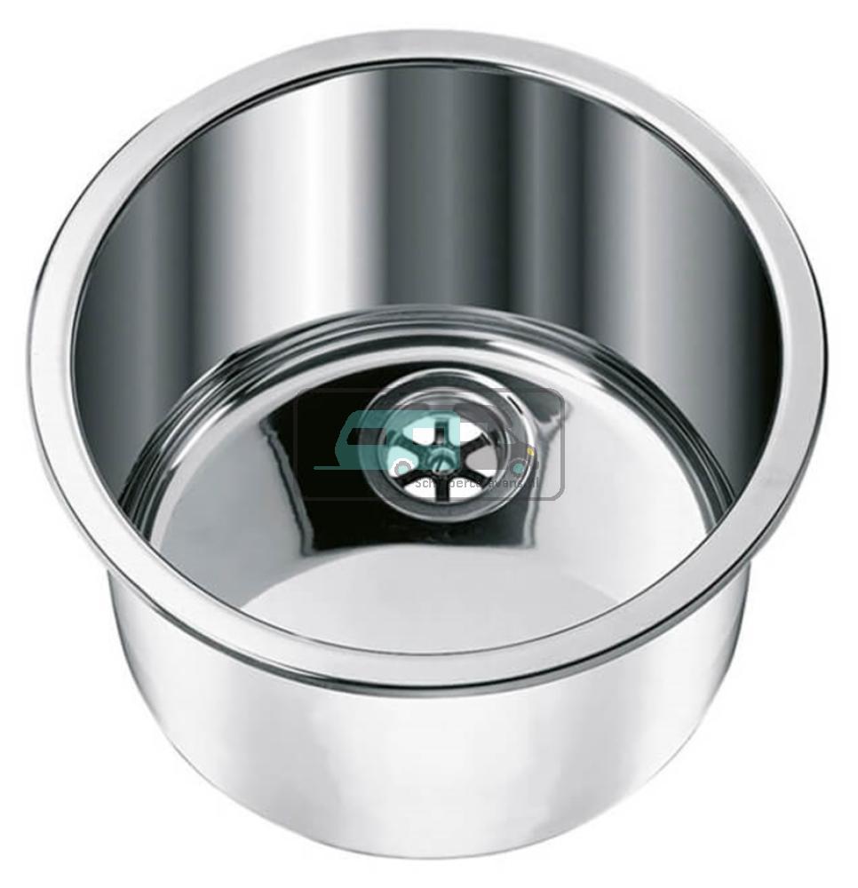 Navy Load Spoelbak Rond RVS Ø30-Ø33 H18