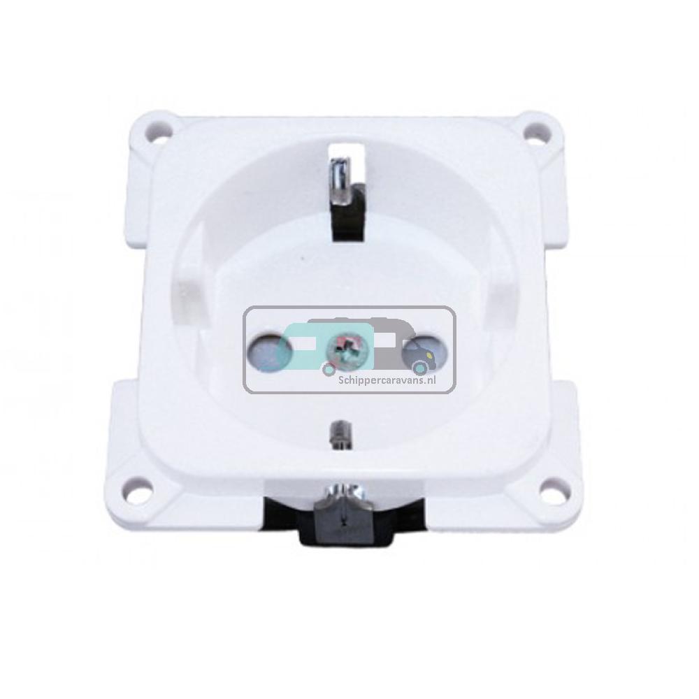 Presto Contactdoos 230V Inbouw S-10.000 Wit