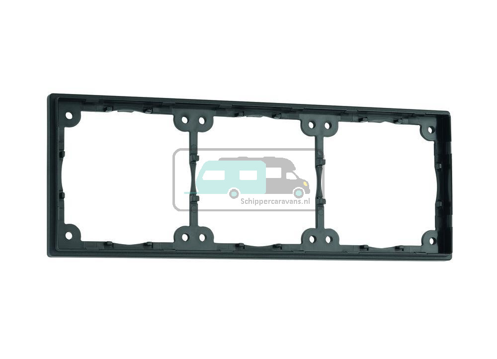 Presto Afstandsraam 3-Vaks 3mm S-20.000 Zwart