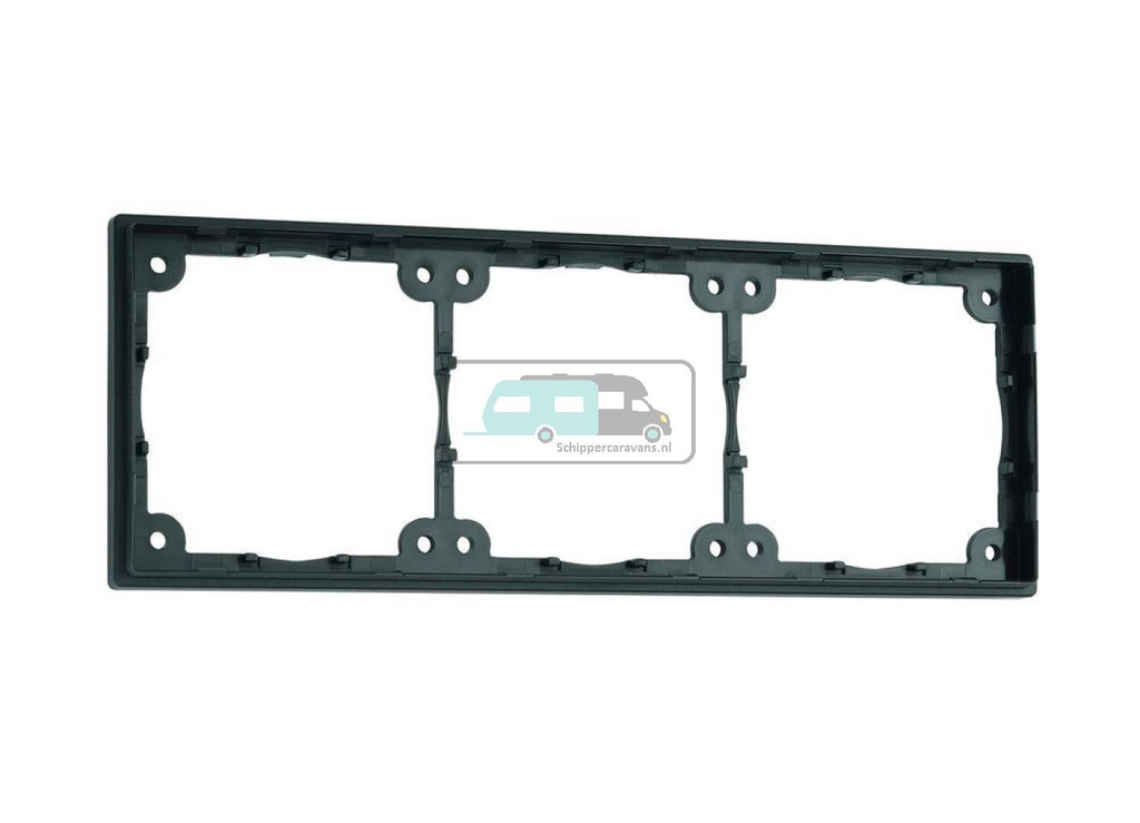 Presto Afstandsraam 3-Vaks 3mm S-20.000 Zwart