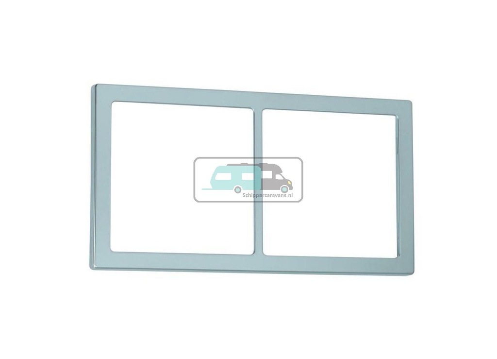 Presto Afdekraam 2-Vaks S-20.000 Chroom Mat
