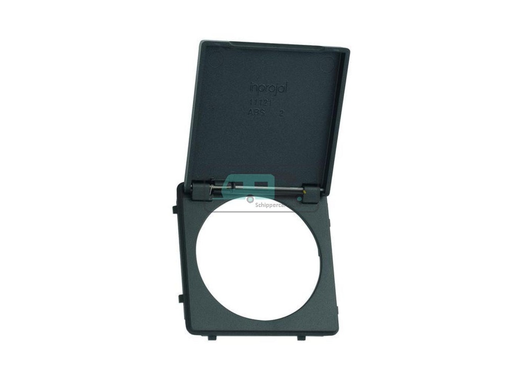 Presto Contactdoos Cover met Klepje S-20.000 Zwart