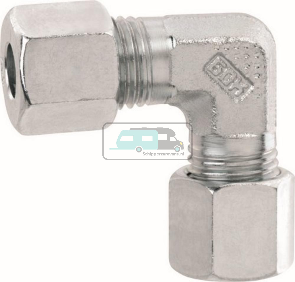 Knie-stuk v.v. Snijring 2x8mm