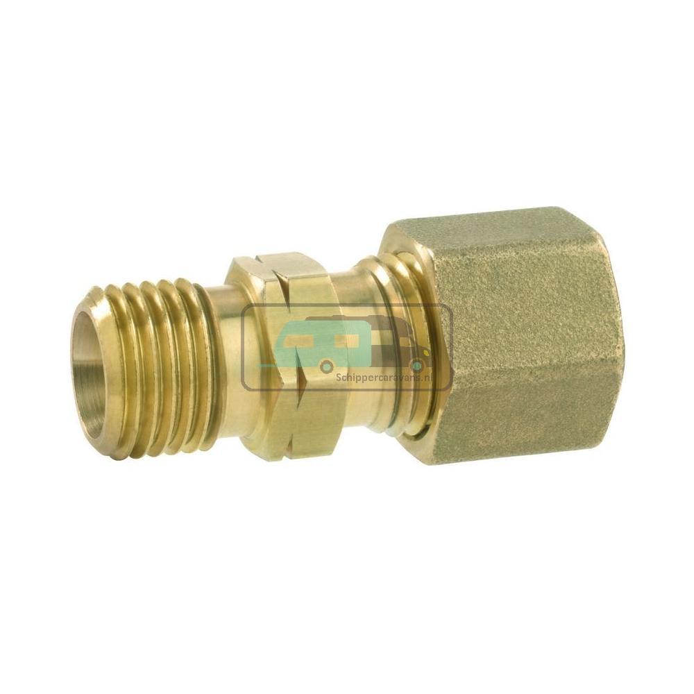 Overgangsstuk RVS 8x G1/4 LH-KN