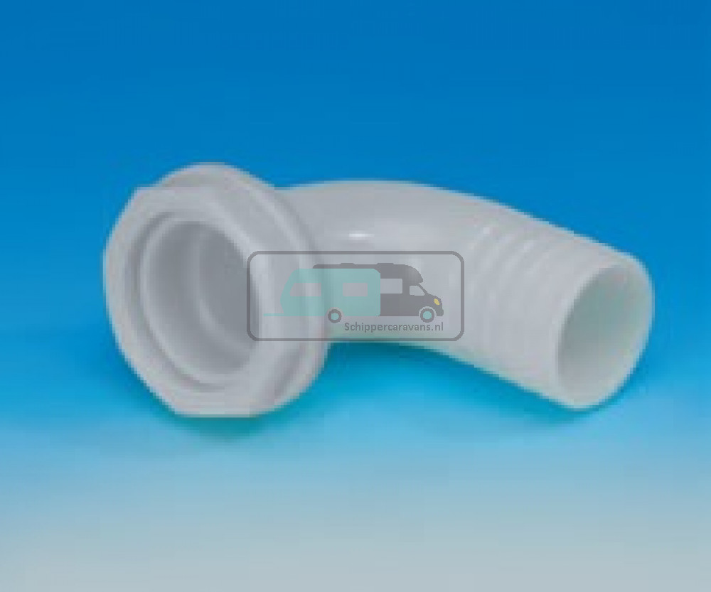 Slangverbinder Haaks met Moer 25mm