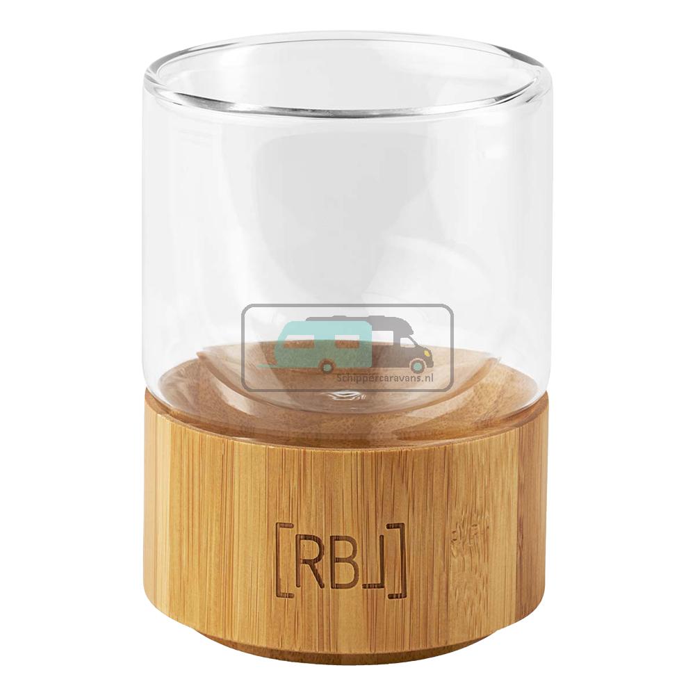 RBL Theeglas 200ml Bamboe