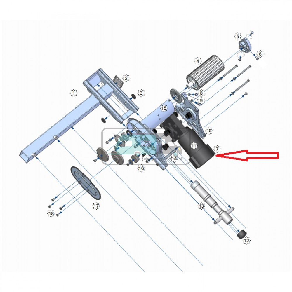 P1 Motor pakkingsring