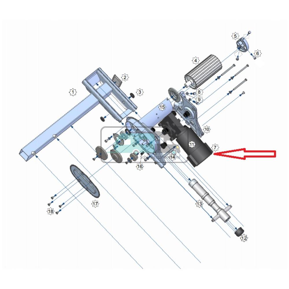 P1 Motor pakkingsring